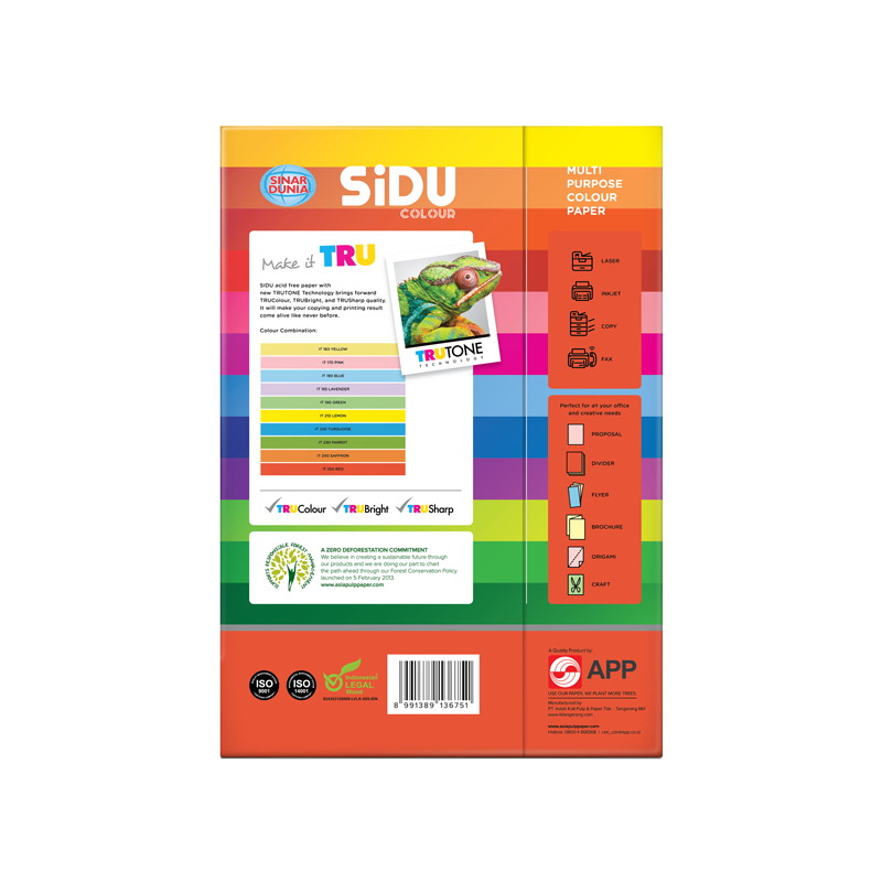 SiDU Warna 80 GSM Retail Pack