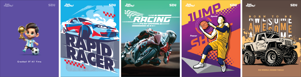 Tema Olahraga & Kendaraan