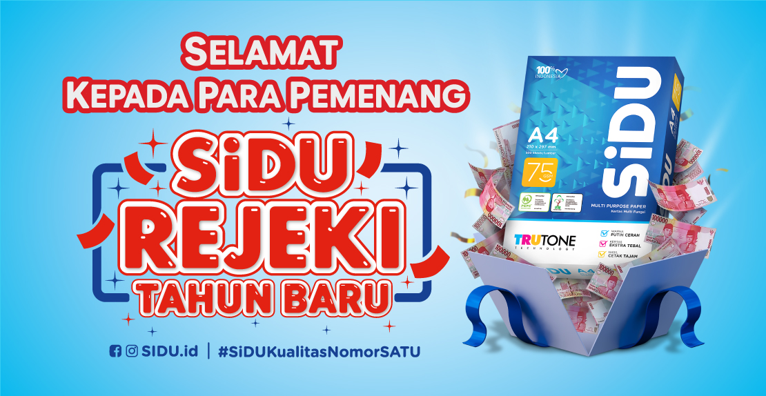 SELAMAT KEPADA PARA PEMENANG SIDU REJEKI TAHUN BARU 2023