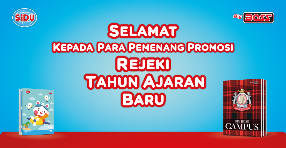 SELAMAT KEPADA PARA PEMENANG PROMO REJEKI TAHUN AJARAN BARU 2022!