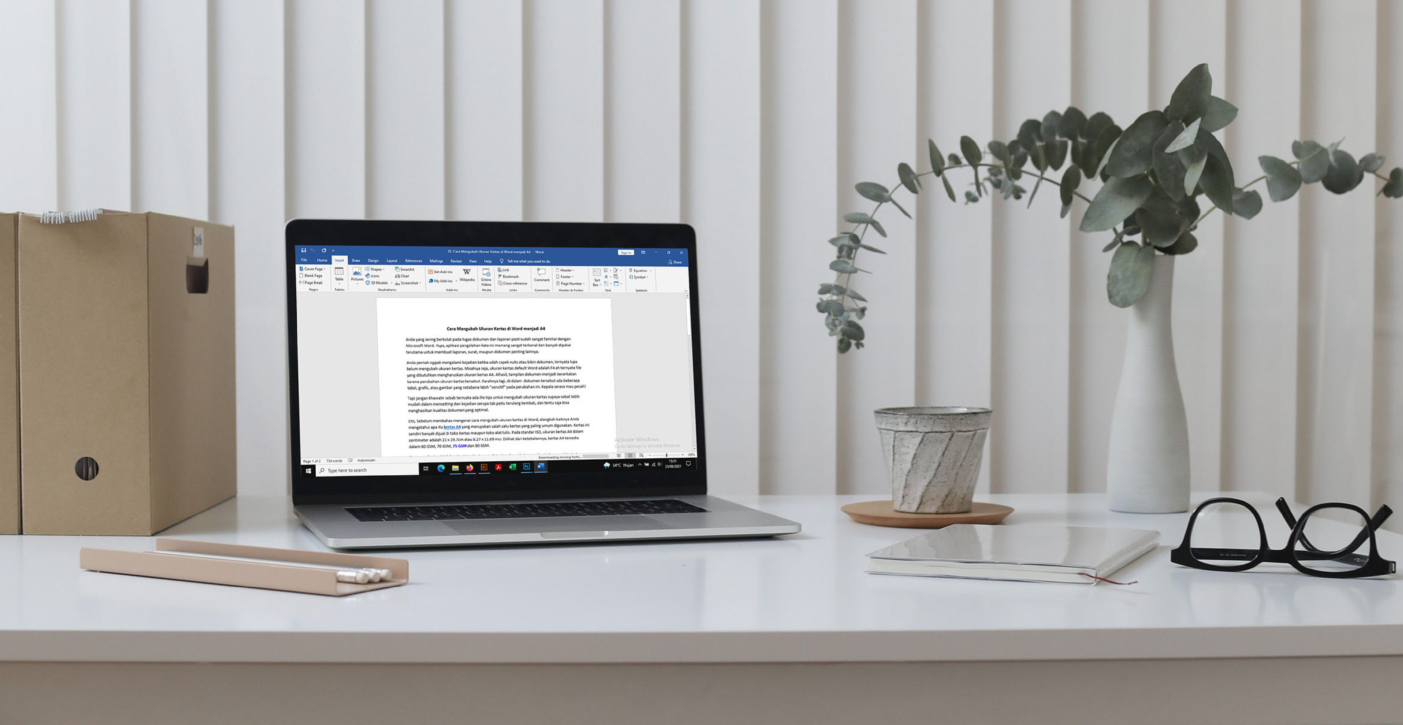 Cara Mengubah Ukuran Kertas di Word menjadi A4